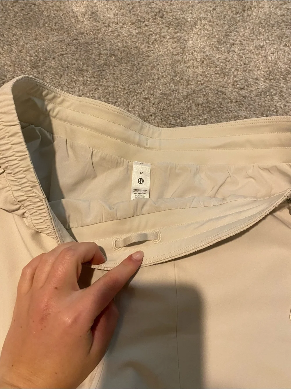 Lululemon Swift Wide Leg Mid-Rise Pants NWT Bone